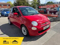 Used Fiat 500 Pop Star 69 HP (50 kW) 2018 Red Hatchback