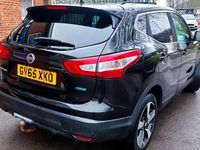 Used Nissan Qashqai N-TEC 110 HP (80 kW) 2015 Black SUV