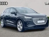 Used Audi Q4 e-tron S-Line 150 kW (204 HP) 2022 Black SUV