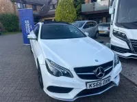 Used Mercedes E200 AMG line 184 HP (135 kW) 2016 White Coupe