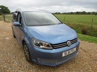 Used VW Touran SE 105 HP (77 kW) 2011 Blue MPV