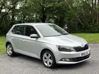 Used Skoda Fabia SE L 90 HP (66 kW) 2015 Silver Hatchback