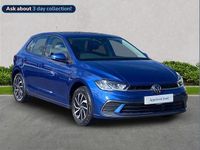 Used VW Polo Life 95 HP (69 kW) 2023 Blue Hatchback