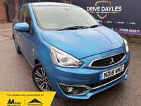 Used Mitsubishi Mirage 2018 Blue Hatchback