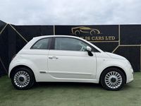 Used Fiat 500 Lounge 69 HP (50 kW) 2009 White Cabriolet