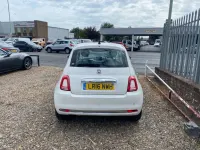 Used Fiat 500 Lounge 105 HP (77 kW) 2016 White Hatchback