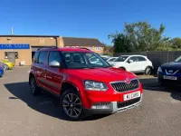 Used Skoda Yeti SE Drive 110 HP (80 kW) 2017 Red SUV