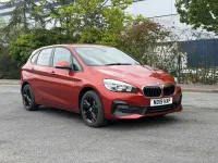 Used BMW 218 Active Tourer Sport Line 138 HP (101 kW) 2019 Orange MPV