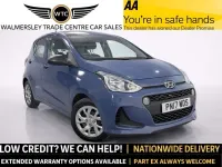 Used Hyundai i10 66 HP (48 kW) 2017 Blue Hatchback
