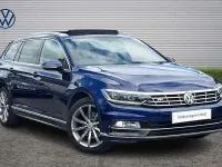 Used VW Passat R-line 150 HP (110 kW) 2018 Blue Estate
