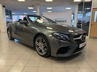 Used Mercedes E220 AMG line 194 HP (142 kW) 2019 Grey Cabriolet