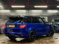 Used Land Rover Range Rover Sport SVR 575 HP (422 kW) 2019 Blue SUV