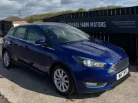 Used Ford Focus Titanium 2017 Blue Hatchback