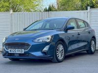 Used Ford Focus Titanium 125 HP (91 kW) 2020 Blue Hatchback