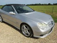 Used Mercedes CLK55 AMG AMG 2005 Silver Cabriolet