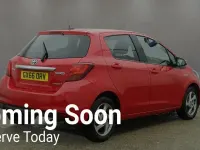 Used Toyota Yaris 2016 Red Hatchback