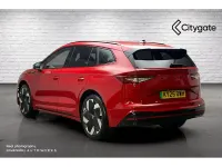 Used Skoda Enyaq iV vRS 245 kW (334 HP) 2025 Velvet red metallic SUV