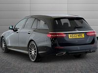 Used Mercedes E200 AMG line 200 HP (147 kW) 2022 Obsidian black Estate