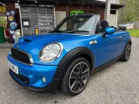 Begagnad Mini Cooper S Cabriolet 184 HK (135 kW) 2011 Blå Cab