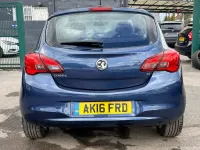 Used Vauxhall Corsa 75 HP (55 kW) 2016 Blue Hatchback