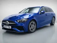 Used Mercedes C200 AMG line 224 HP (164 kW) 2023 Blue Estate