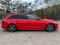 Begagnad Audi A6 Black Edition 190 HK (139 kW) 2018 Röd Kombi