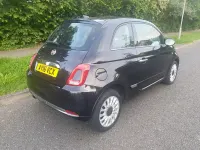 Used Fiat 500 Lounge 69 HP (50 kW) 2016 Black Hatchback