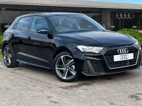 New Audi A1 Sportback S-Line 2026 Black Hatchback