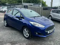 Used Ford Fiesta Zetec 2014 Blue Hatchback