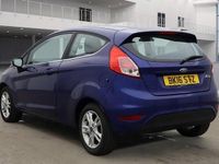 Used Ford Fiesta Zetec 2016 Blue Hatchback