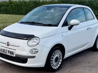 Used Fiat 500 Lounge 69 HP (50 kW) 2012 White Hatchback