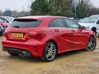 Käytetty Mercedes A200 AMG line 2015 Punainen Viistoperä