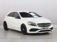 Used Mercedes A220 AMG line 177 HP (130 kW) 2016 White Hatchback