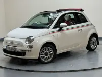 Used Fiat 500C Lounge 2014 White Cabriolet