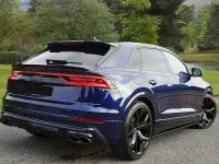 Used Audi Q8 S-Line 340 HP (250 kW) 2021 Blue SUV