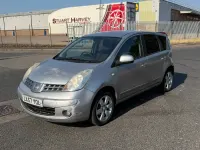 Used Nissan Note Tekna 110 HP (80 kW) 2007 Silver Hatchback