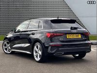 Used Audi A3 S-Line 147 HP (108 kW) 2023 Black Sedan