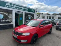 Used Skoda Rapid SE 90 HP (66 kW) 2015 Red Hatchback