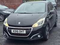 Used Peugeot 208 GT-line 2016 Black Hatchback