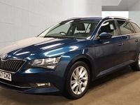 Used Skoda Superb SE Technology 190 HP (139 kW) 2017 Blue Estate