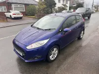 Used Ford Fiesta Zetec 82 HP (60 kW) 2015 Blue Hatchback