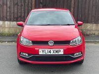 Used VW Polo SE 60 HP (44 kW) 2014 Red Hatchback