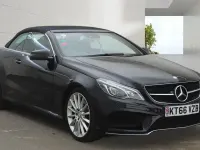 Used Mercedes E350 AMG line 2017 Black Cabriolet