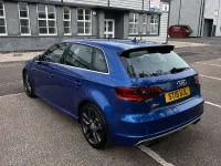 Used Audi S3 Sportback Performance 300 HP (220 kW) 2015 Blue Hatchback
