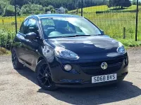 Used Vauxhall Adam 70 HP (51 kW) 2018 Black Hatchback