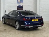 Used BMW 745e Comfort Edition 389 HP (286 kW) 2021 Tanzanite blue Sedan