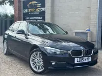 Used BMW 320 Luxury Line 2015 Black Sedan