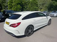 Used Mercedes CLA220 AMG line 177 HP (130 kW) 2016 White Coupe