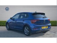 Used VW Polo R-line 95 HP (69 kW) 2022 Blue Hatchback