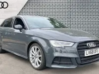 Used Audi A3 Black Edition 150 HP (110 kW) 2018 Grey Sedan